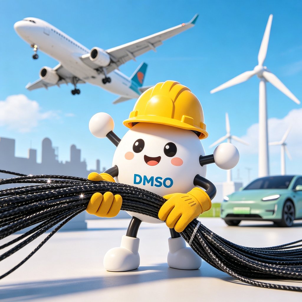 DMSO solvent used in PAN-based carbon fiber production